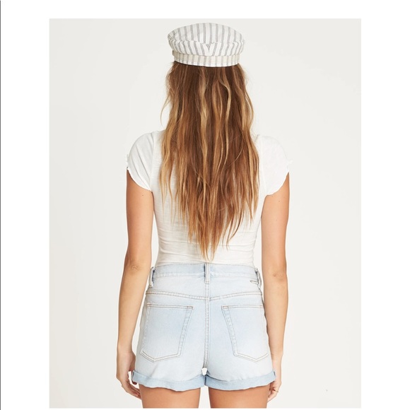 🌴 billabong button front high tide denim shorts - Picture 2 of 3